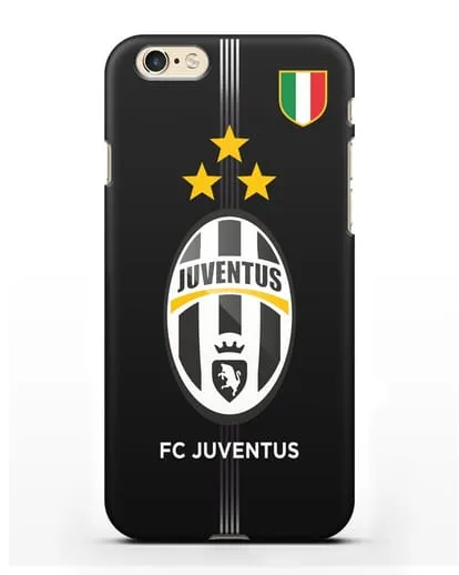 Чехол Ювентус со звездами и флагом Италии силиконовый для iPhone 6