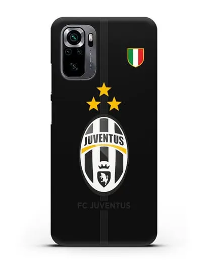 Чехол Ювентус со звездами и флагом Италии силиконовый для Xiaomi Poco M5s