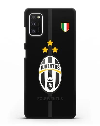 Чехол Ювентус со звездами и флагом Италии силиконовый для Samsung Galaxy A41 [SM-A415F]