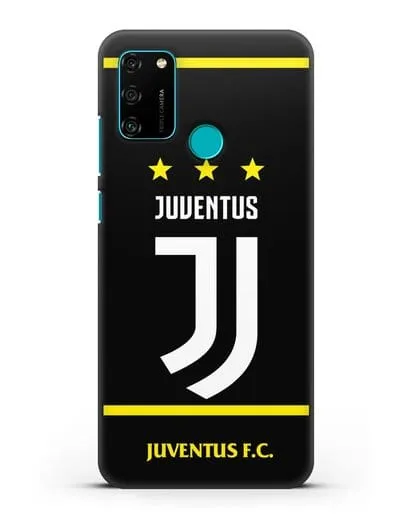Чехол с логотипом Juventus и звёздами силиконовый для Honor 9A