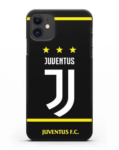 Чехол с логотипом Juventus и звёздами силиконовый для iPhone 11