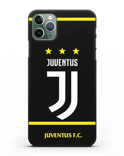 Чехол с логотипом Juventus и звёздами силиконовый для iPhone 11 Pro Max