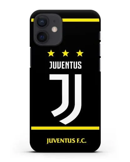Чехол с логотипом Juventus и звёздами силиконовый для iPhone 12 mini