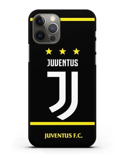Чехол с логотипом Juventus и звёздами силиконовый для iPhone 12 Pro