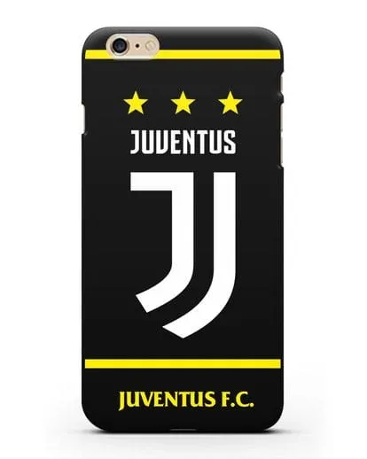Чехол с логотипом Juventus и звёздами силиконовый для iPhone 6s Plus