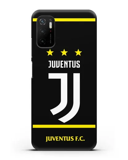 Чехол с логотипом Juventus и звёздами силиконовый для Xiaomi Poco M3 Pro