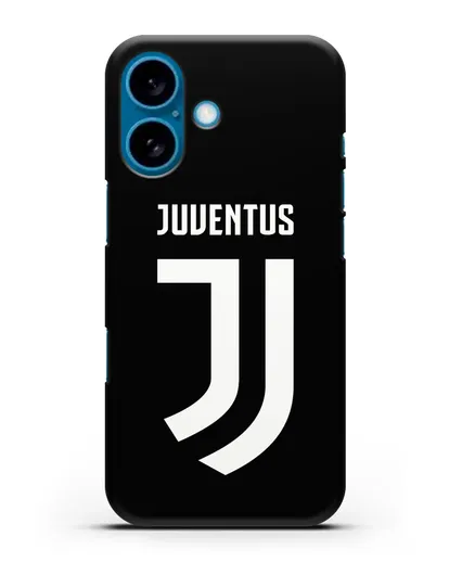 Чехол с логотипом и надписью Juventus силиконовый для iPhone 16