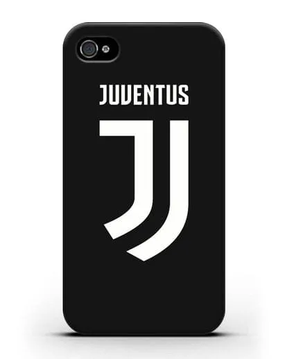 Чехол с логотипом и надписью Juventus силиконовый для iPhone 4/4s
