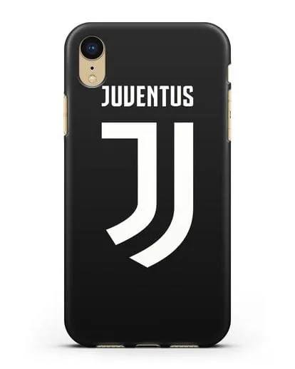 Чехол с логотипом и надписью Juventus силиконовый для iPhone XR