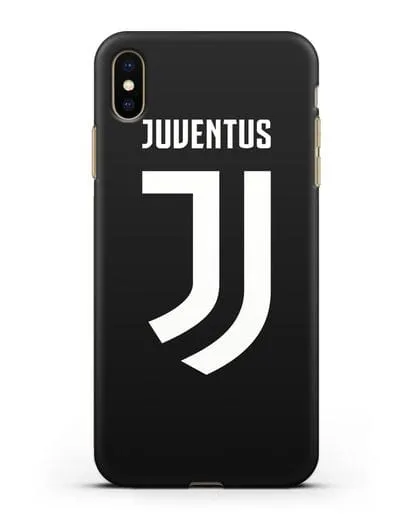 Чехол с логотипом и надписью Juventus силиконовый для iPhone XS Max