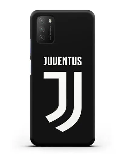 Чехол с логотипом и надписью Juventus силиконовый для Xiaomi Poco M3