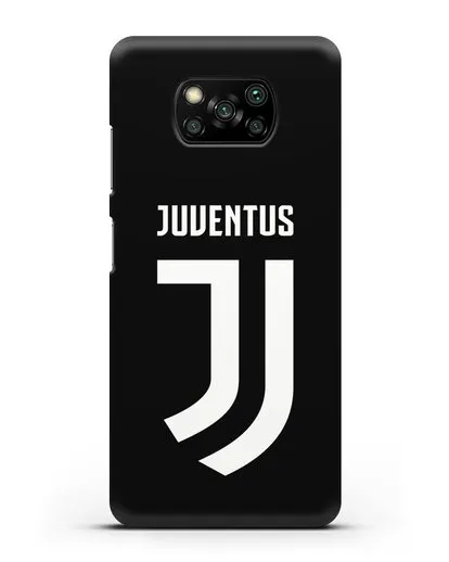 Чехол с логотипом и надписью Juventus силиконовый для Xiaomi Poco X3 Pro