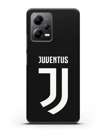 Чехол с логотипом и надписью Juventus силиконовый для Xiaomi Poco X5