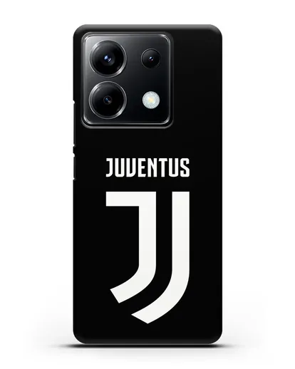 Чехол с логотипом и надписью Juventus силиконовый для Xiaomi Poco X6