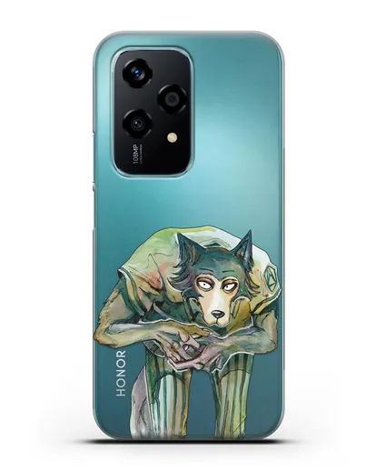 Чехол аниме Beastars - Легоси пригнулся силиконовый для Honor 200 Lite