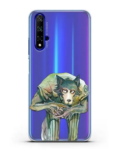 Чехол аниме Beastars - Легоси пригнулся силиконовый для Honor 20