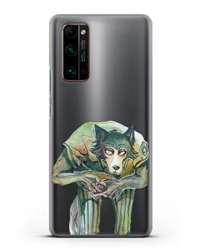 Чехол аниме Beastars - Легоси пригнулся силиконовый для Honor 30 Pro