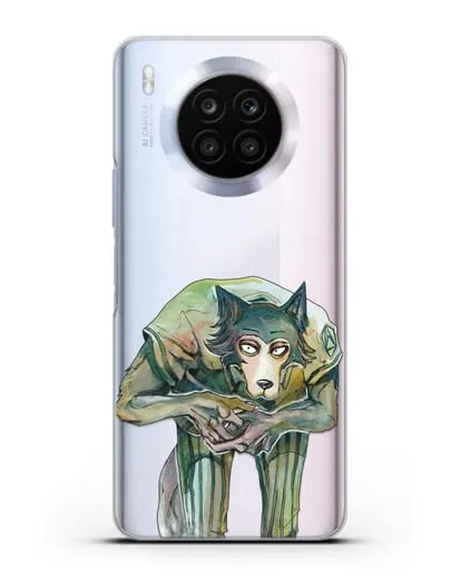 Чехол аниме Beastars - Легоси пригнулся силиконовый для Honor 50 lite