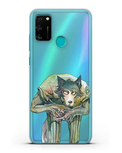 Чехол аниме Beastars - Легоси пригнулся силиконовый для Honor 9A