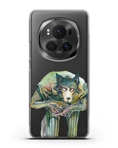 Чехол аниме Beastars - Легоси пригнулся силиконовый для Honor Magic 6 Pro