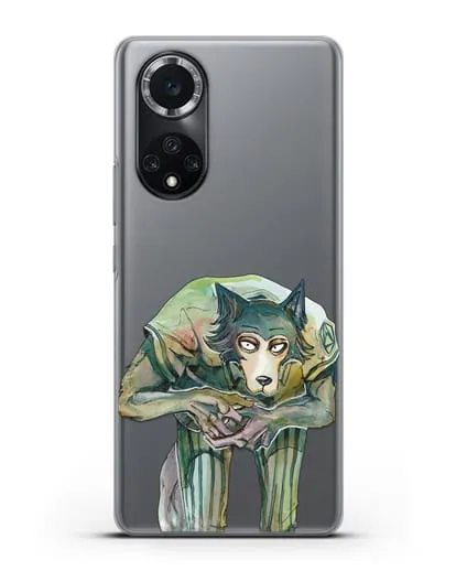 Чехол аниме Beastars - Легоси пригнулся силиконовый для Huawei Nova 9