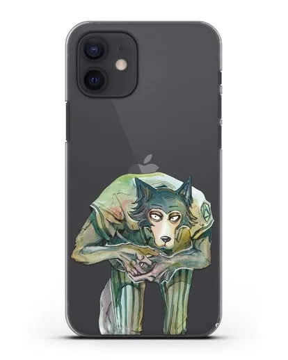 Чехол аниме Beastars - Легоси пригнулся силиконовый для iPhone 12