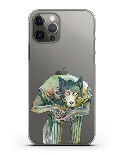 Чехол аниме Beastars - Легоси пригнулся силиконовый для iPhone 12 Pro