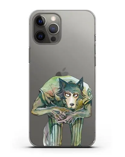 Чехол аниме Beastars - Легоси пригнулся силиконовый для iPhone 12 Pro Max