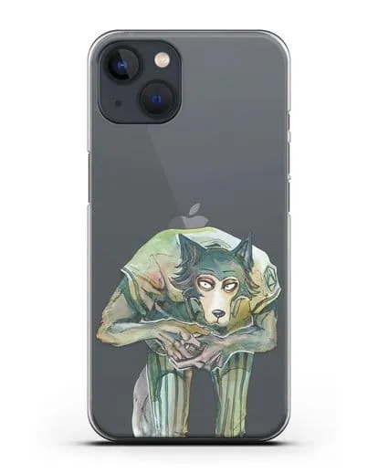 Чехол аниме Beastars - Легоси пригнулся силиконовый для iPhone 13 Mini