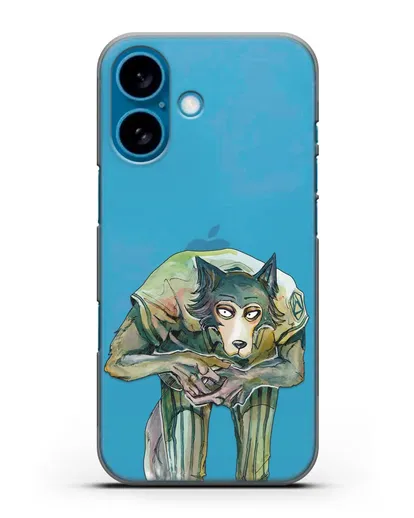 Чехол аниме Beastars - Легоси пригнулся силиконовый для iPhone 16