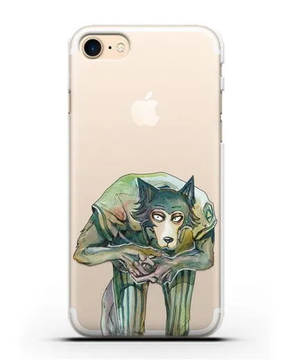 Чехол аниме Beastars - Легоси пригнулся силиконовый для iPhone 7