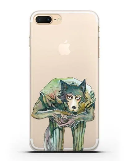 Чехол аниме Beastars - Легоси пригнулся силиконовый для iPhone 7 Plus