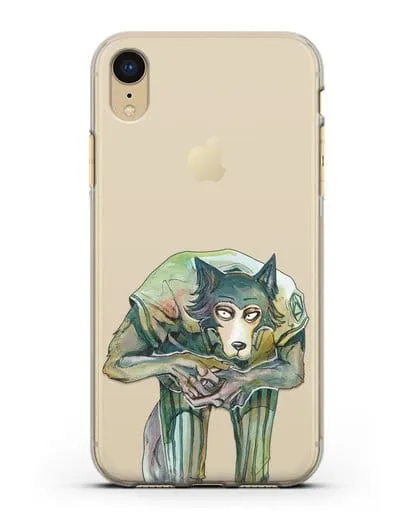 Чехол аниме Beastars - Легоси пригнулся силиконовый для iPhone XR