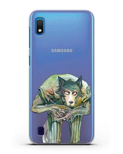 Чехол аниме Beastars - Легоси пригнулся силиконовый для Samsung Galaxy A10 [SM-A105F]