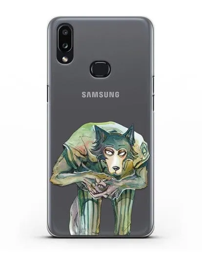 Чехол аниме Beastars - Легоси пригнулся силиконовый для Samsung Galaxy A10s [SM-F107F]