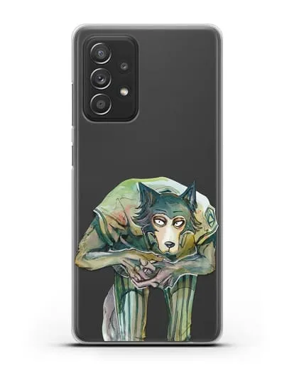 Чехол аниме Beastars - Легоси пригнулся силиконовый для Samsung Galaxy A53