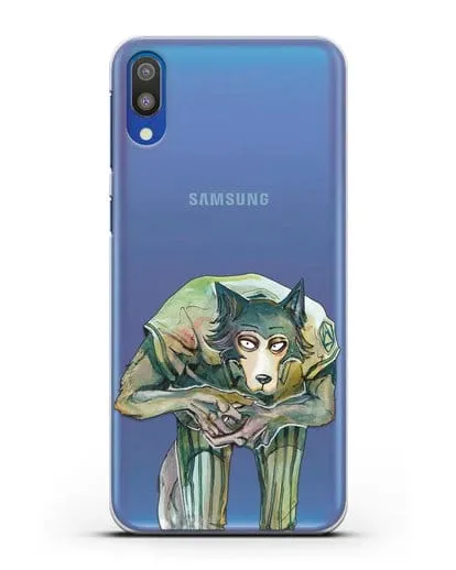 Чехол аниме Beastars - Легоси пригнулся силиконовый для Samsung Galaxy M10 [SM-M105F]