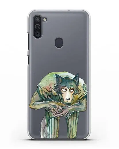 Чехол аниме Beastars - Легоси пригнулся силиконовый для Samsung Galaxy M11 [SM-M115F]