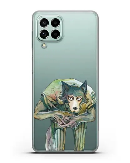 Чехол аниме Beastars - Легоси пригнулся силиконовый для Samsung Galaxy M53 [SM-M536]