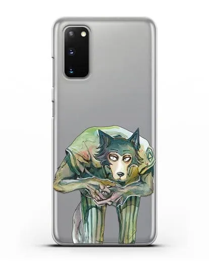 Чехол аниме Beastars - Легоси пригнулся силиконовый для Samsung Galaxy S20 [SM-G980F]