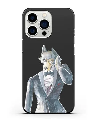 Чехол аниме Beastars - Легоси в смокинге силиконовый для iPhone 13 Pro