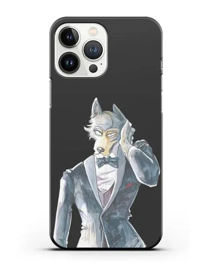 Чехол аниме Beastars - Легоси в смокинге силиконовый для iPhone 13 Pro Max