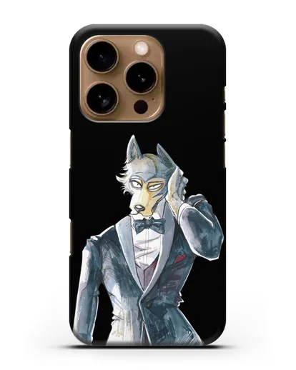 Чехол аниме Beastars - Легоси в смокинге силиконовый для iPhone 16 Pro