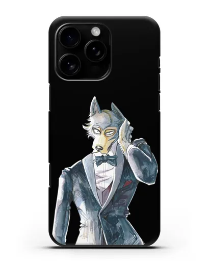 Чехол аниме Beastars - Легоси в смокинге силиконовый для iPhone 16 Pro Max