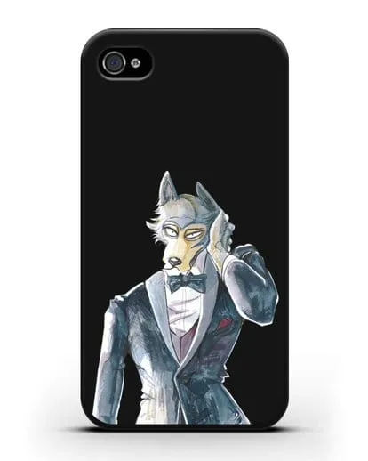 Чехол аниме Beastars - Легоси в смокинге силиконовый для iPhone 4/4s