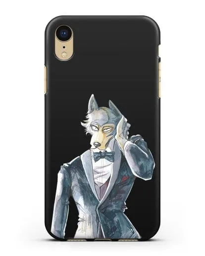 Чехол аниме Beastars - Легоси в смокинге силиконовый для iPhone XR