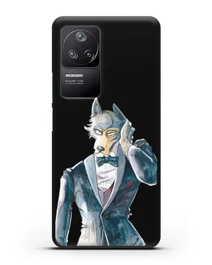 Чехол аниме Beastars - Легоси в смокинге силиконовый для Xiaomi Poco F4