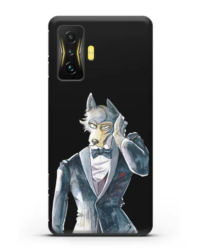 Чехол аниме Beastars - Легоси в смокинге силиконовый для Xiaomi Poco F4 GT