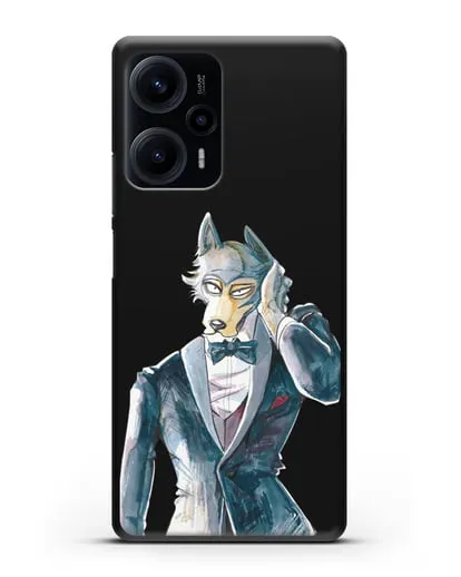 Чехол аниме Beastars - Легоси в смокинге силиконовый для Xiaomi Poco F5