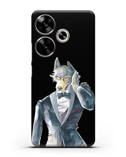 Чехол аниме Beastars - Легоси в смокинге силиконовый для Xiaomi Poco F6